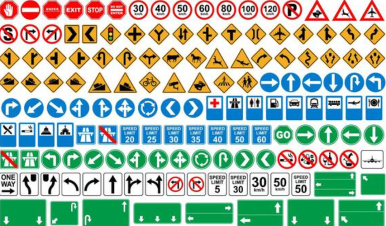 Official Highway Sign Vector Files