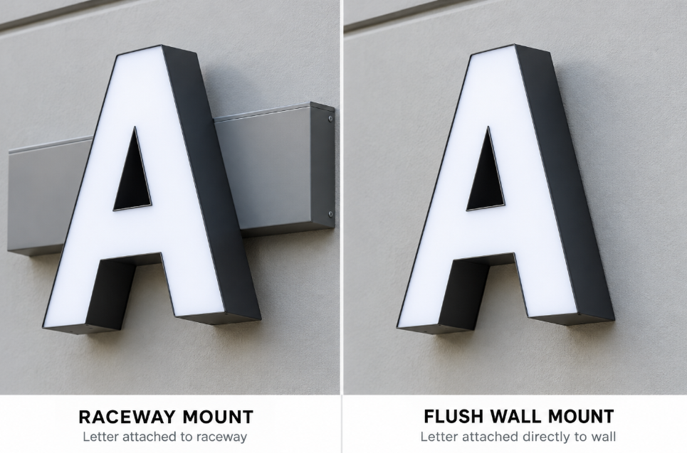 Direct Mount vs. Raceway Mount The Visual Breakdown